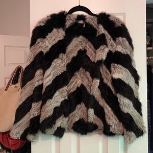 Real Rabbit Fur Jacket